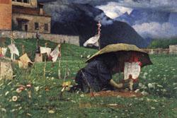 Luigi Nono First Rain France oil painting art